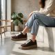 5. Damen-Plateauschuhe in Braun, Big Star UU274004