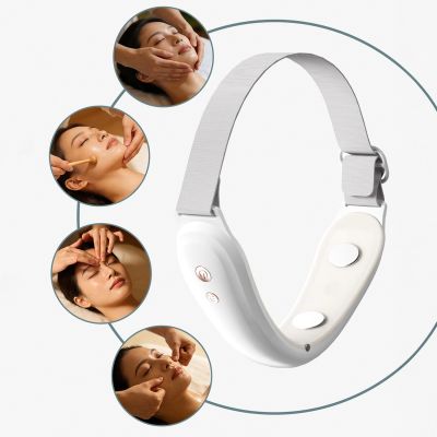 7. Belleskin by MAXGROOM M-170 EMS LED Gesichts- und Kinnmassagegerät – Weiß