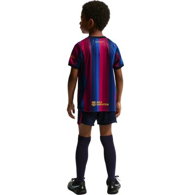2. Nike FC Barcelona Stadium 2026 Fußballset für Kleinkinder bordeaux-marineblau II1625 683