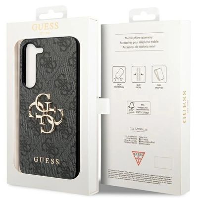 8. Guess GUHCS23S4GMGGR S23 S911 Grau/Grau Hardcase 4G Big Metal Logo