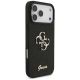 4. Guess Fixed Glitter Big 4G Hülle für iPhone 17 Pro Max / 18 Pro Max - Schwarz
