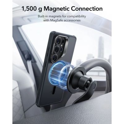 6. ESR Classic Hybrid Kickstand MagSafe Hülle für Samsung Galaxy S26 Ultra – Schwarz
