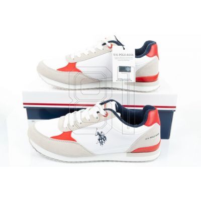 11. US Polo ASSN. M UP21M48062-WHI-RED01 Sportschuhe