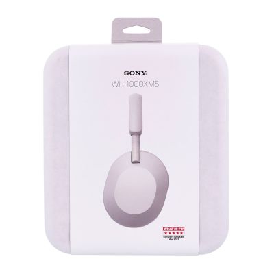 26. Sony WH-1000XM5 On-Ear-Bluetooth-Kopfhörer, silber