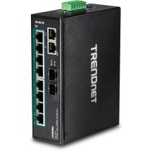 Trendnet TI-PG102, Unmanaged, Gigabit Ethernet (10/100/1000), Vollduplex, Power over Ethernet (PoE), Wandmontage