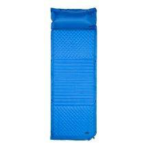 NILS CAMP NC4001 selbstaufblasende Isomatte mit Kissen, blau - 3,8 cm