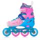 2. Meteor Rollschuhe S 30-33 Loky Pink/Blau