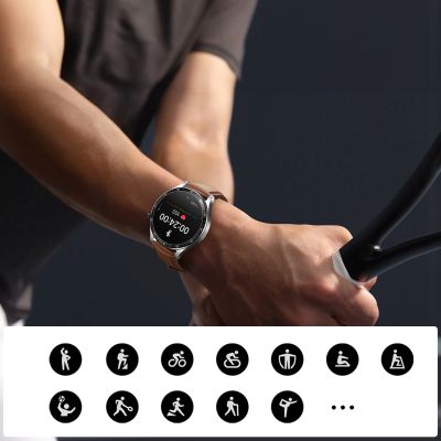 12. Joyroom Classic Series JR-FC2 Pro Smartwatch mit Anrufannahmefunktion – Silber
