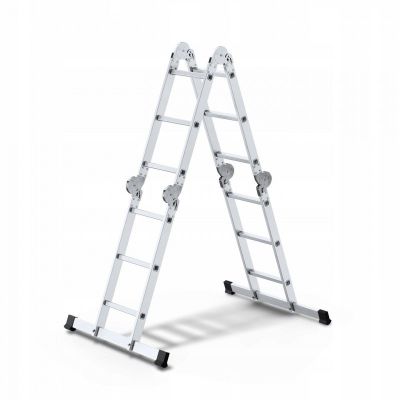 AWTOOLS Multifunktionale Aluminiumleiter 4x3