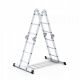 AWTOOLS Multifunktionale Aluminiumleiter 4x3