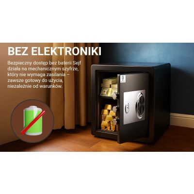 12. Extralink Lock Star M-30 Mechanischer Kombinationstresor