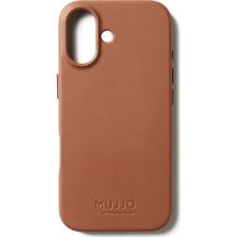 Mujjo iPhone 17 Hülle aus hellbraunem Leder
