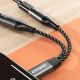 8. Dudao L13C+ 2in1 USB-C-Adapter – Grau
