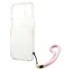7. Guess GUHCP13MKCABPI iPhone 13 6.1" pink/pink Hardcase Camo Strap Collection