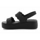 4. Crocs Brooklyn Woven Low Wedge W 209977-060 Sandalen