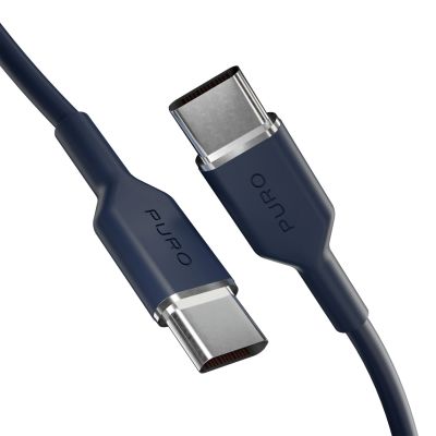 4. Puro ICON USB-C – USB-C-Kabel 1,5 m – Marineblau