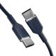 4. Puro ICON USB-C – USB-C-Kabel 1,5 m – Marineblau