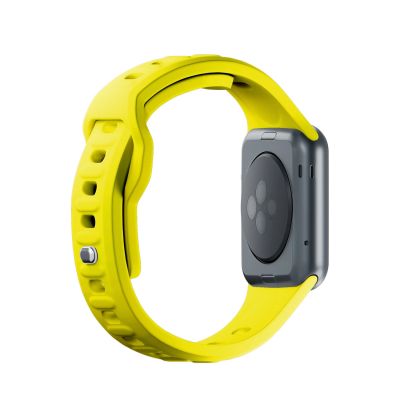 4. 3mk Silikon- Watch für Apple Watch 38/40/41 mm – Gelb