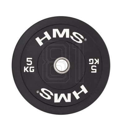 11. Olympia-Hantelscheibe HMS SCHWARZ 5 kg BBR05 