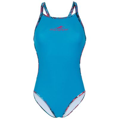Aquafeel Damen-Badeanzug mit V-Rücken, Größe 40B