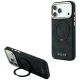 Guess Ring Stand 360 4G Classic Logo MagSafe Hülle für iPhone 17 Pro / 18 Pro - Schwarz