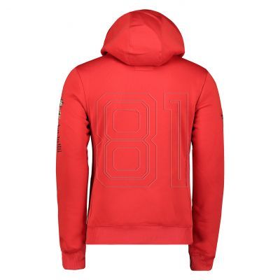 3. Geographical Norway Gymclass DB 054 M WW2485H/GN-Rotes Sweatshirt