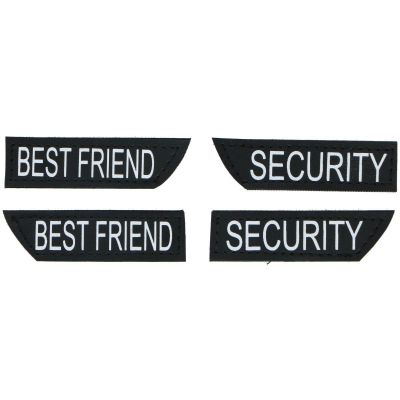 2. Hundegeschirr mit reflektierendem Band, Größe 37–49 cm, klein