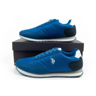 10. US Polo Assn Sportschuhe, Sneaker für Herren, modisch, bequem, blau