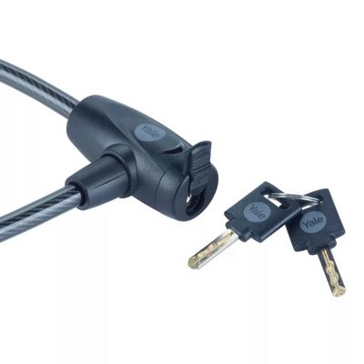 4. Yale Essential Security Kabelschloss mit Schlüssel, 10 mm