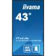 3. Iiyama 43 LH4360UHS-B2AG HDMI USB Monitor - 107,9 cm - 42,5"