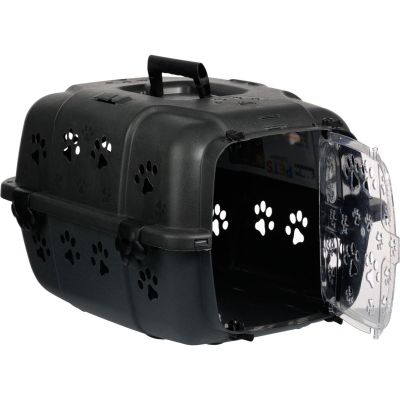 11. Haustiertransportbox 48 x 32 x 30 cm – Schwarz