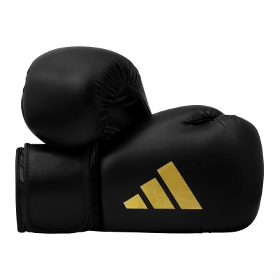 12. adidas Speed 50 Boxhandschuhe ADISBG50-Schwarz-Gold