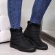 5. Waterproof snow boots with a zipper NEWS W EVE181A black