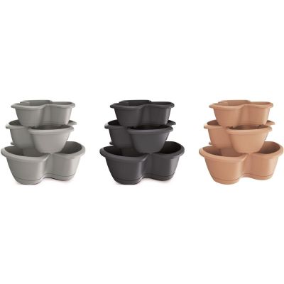 10. Vertikaler Gartenkaskadentopf – Anthrazit