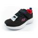 3. Skechers Bounder Kindersportschuhe mit Klettverschluss, leicht, modisch, schwarz