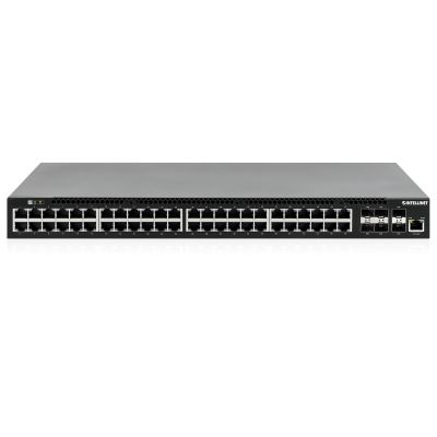 5. Intellinet 562041 Managed Network Switch L3 Gigabit Ethernet (10/100/1000) PoE-Unterstützung Schwarz