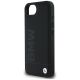 6. BMW Leder Hot Stamp iPhone 16e Hülle - Schwarz