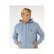 6. RIP CURL Wettie Passage Icon Zip Thru Herren-Sweatshirt Blau