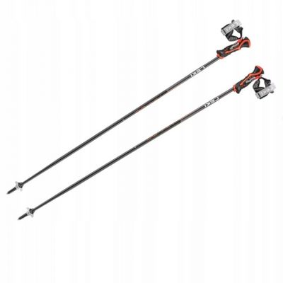 2. LEKI STICKS 3D AIRFOIL schwarz/rot 120