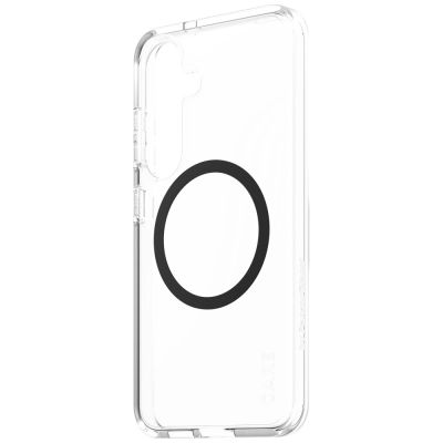 3. CARE by PanzerGlass Flagship Urban Combat Black QI-Hülle für Samsung Galaxy S25 – transparent