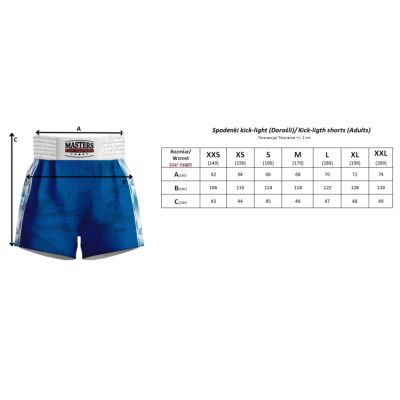 7. Kick Light Trainingsshorts MASTERS (WAKO-GENEHMIGT)