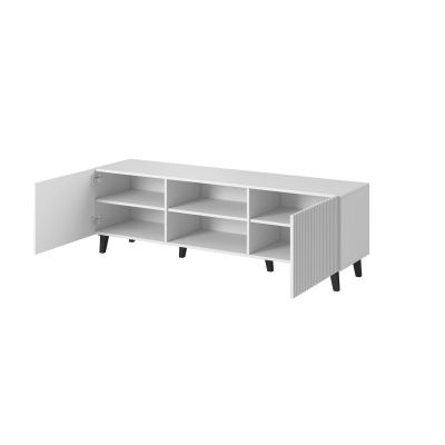 10. TV-Schrank PAFOS 150x40x52 weiß matt
