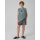 3. Ärmelloses Jungen-T-Shirt mit Aufdruck, Größe 4F 4FJRSS26TSLEM354-46S