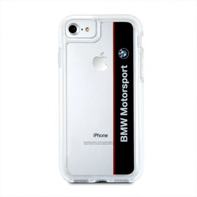 2. BMW Motorcase Hülle für iPhone 7 / 8 / SE 2020 / SE 2022 - Transparent Schwarz