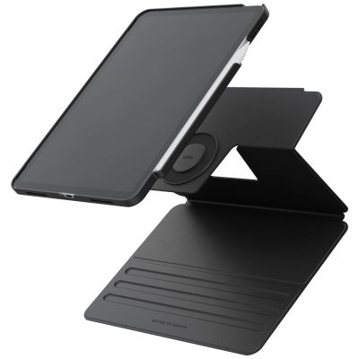 5. Uniq Rovus Snapmount Magnetic 360 Rotating Detachable Case für iPad Pro 13" 2024 (7. Generation) - Schwarz