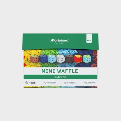 13. Marioinex Mini-Waffel-Bausteine, 406 Teile