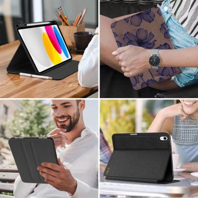 9. Tech-Protect Lamanona iPad 10,9" (10/2022), 11" (11/2025) Hülle – Schwarz