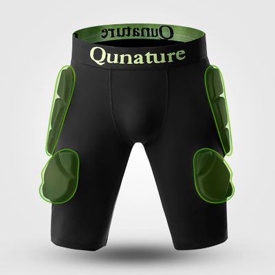 6. Qunature Ski-Hüftprotektoren – Advanced XL Ski, Snowboard, Skates – Schwarz