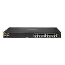 Aruba 6100 24G Class4 PoE 4SFP+ 370W Managed L3 Gigabit Ethernet (10/100/1000) PoE-Unterstützung 1U Schwarz