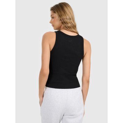 2. Schmal geschnittenes Damen-Rippstricktop 4F 4FRAW25TSLEF310-20S